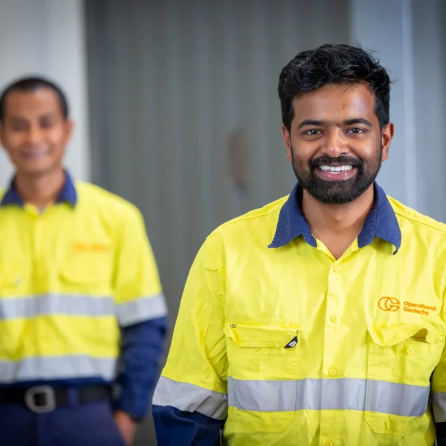 Operational Geotechs staff smiling